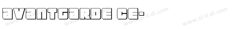 avantgarde ce字体转换